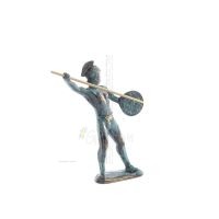 Achilles: The Invulnerable Warrior and King of the Myrmidons 16 cm helkroppsstaty Brons Ornament, antikens Grekland Brons 6 - gr
