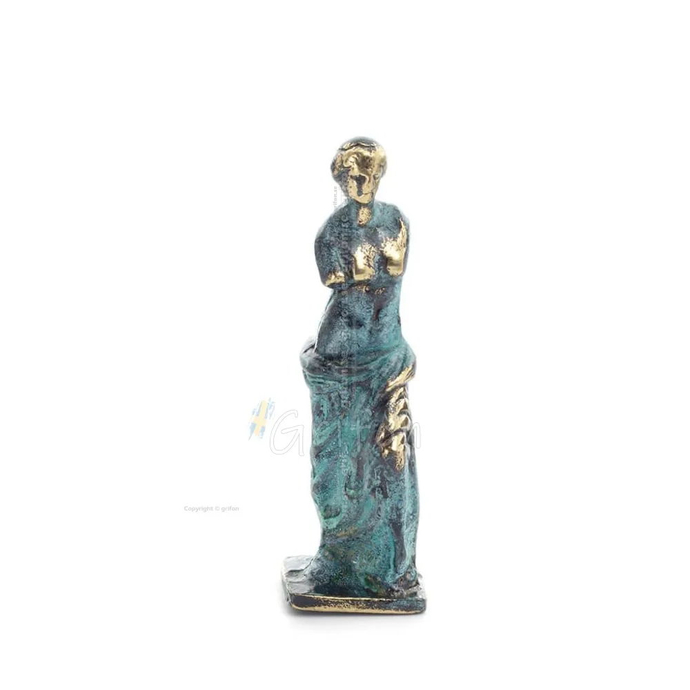Afrodite: Kärlekens och skönhetens gudinna 10 cm helkroppsstaty Brons Ornament, antikens Grekland Brons 1 - grifon.se 