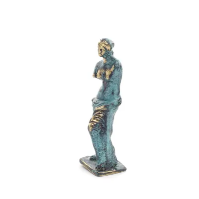 Afrodite: Kärlekens och skönhetens gudinna 10 cm helkroppsstaty Brons Ornament, antikens Grekland Brons 2 - grifon.se 