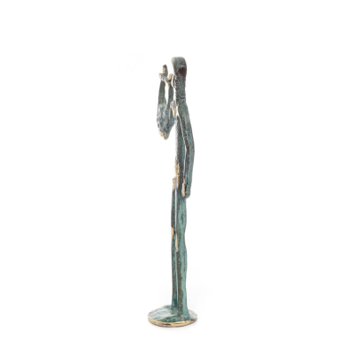 Apollo, the god of music, light, and protector of the arts in two designs, Full-body bronze decorative statue Bronze 7 - grifon.