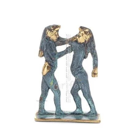 Boxning antik grekisk skulptur Boxare helkroppsstaty brons prydnad Brons 1 - grifon.se 