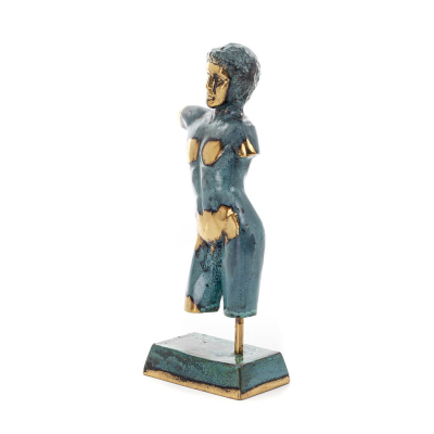 Tonåring: Ung man, fri medborgare, Skulptur 195x7,5 cm Helkroppsstaty Dekorativ brons, antikens Grekland Brons 2 - grifon.se 