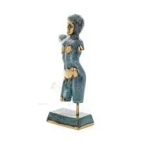 Tonåring: Ung man, fri medborgare, Skulptur 195x7,5 cm Helkroppsstaty Dekorativ brons, antikens Grekland Brons 2 - grifon.se 