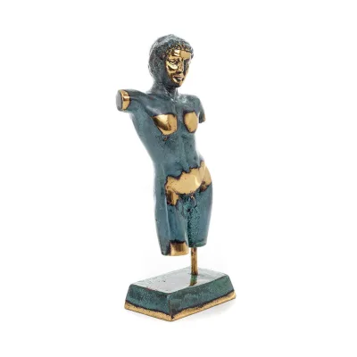 Tonåring: Ung man, fri medborgare, Skulptur 195x7,5 cm Helkroppsstaty Dekorativ brons, antikens Grekland Brons 5 - grifon.se 