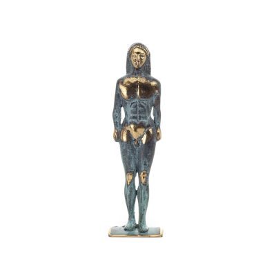 Kouros: Young, Adolescent, Free Citizen Sculpture Large 26x7cm Full Body Statue Bronze Ornament Bronze 1 - grifon.se 