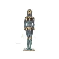 Kouros: Ung, tonåring, Free Citizen Sculpture Stor 26x7 cm helkroppsstaty Brons Ornament Brons 1 - grifon.se 