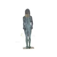Κούρος: Νεαρός, Έφηβος, ελεύθερος πολίτης Γλυπτό μεγάλο 26χ7εκ Ολόσωμο άγαλμα Μπρούτζινο διακοσμητικό Μπρούτζινα 3 - grifon.se 