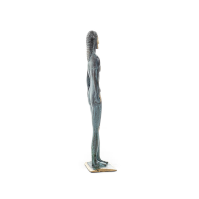 Kouros: Young, Adolescent, Free Citizen Sculpture Large 26x7cm Full Body Statue Bronze Ornament Bronze 4 - grifon.se 