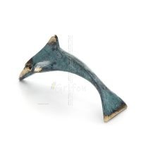 Dolphin: symbol of freedom, joy, strength, harmony 6x10.5cm Full body statue Bronze decoration Bronze 2 - grifon.se 