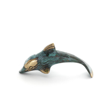 Dolphin: symbol of freedom, joy, strength, harmony 2x6cm Full Body Statue Bronze Ornament Bronze 1 - grifon.se 