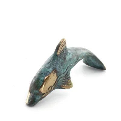 Dolphin: symbol of freedom, joy, strength, harmony 2x6cm Full Body Statue Bronze Ornament Bronze 5 - grifon.se 