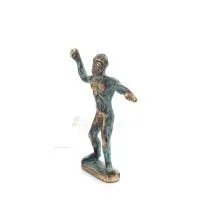 Zeus eller Zeus: himlens gud, blixten, lagen, åskan, 10x8 cm helkroppsstaty bronsprydnad, antikens Grekland Brons 2 - grifon.se 
