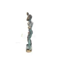 Zeus eller Zeus: himlens gud, blixten, lagen, åskan, 10x8 cm helkroppsstaty bronsprydnad, antikens Grekland Brons 3 - grifon.se 