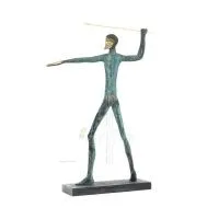 Zeus eller Zeus: Himlens Gud, Blixt, Lag, Åska, Ordning, Skulptur 45x30 cm Helkroppsstaty Brons Ornament Brons 4 - grifon.se 