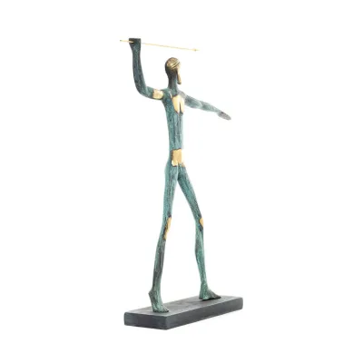 Zeus eller Zeus: Himlens Gud, Blixt, Lag, Åska, Ordning, Skulptur 45x30 cm Helkroppsstaty Brons Ornament Brons 6 - grifon.se 