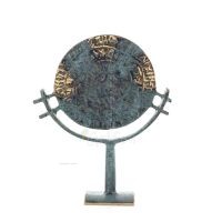 Phaistos Disc: The Unsolved Mystery, 13cm Bronze Ornament, Minoan Civilization, Ancient Greece Bronze 1 - grifon.se 