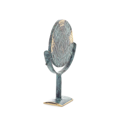 Phaistos Disc: The Unsolved Mystery, 13 cm bronsprydnad, minoisk civilisation, antikens Grekland Brons 5 - grifon.se 