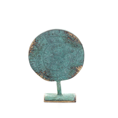 Phaistos Disc: The Unsolved Mystery, 9cm Bronze Ornament, Minoan Civilization, Ancient Greece Bronze 1 - grifon.se 