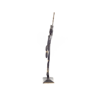 Hermes: Gudarnas budbärare, från skulptur 27,5x19cm Helkroppsstaty Brons dekorativ, antikens Grekland Brons 2 - grifon.se 