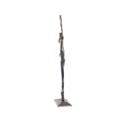Hermes: Gudarnas budbärare, från skulptur 27,5x19cm Helkroppsstaty Brons dekorativ, antikens Grekland Brons 4 - grifon.se 