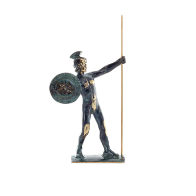 Hector or Hector The Mightiest Warrior of the Trojans, 16x8cm Full Body Statue Bronze Ornament, Ancient Greece Bronze 1 - grifon
