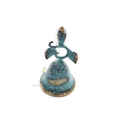 Klocka liten 11x6cm Helkroppsstaty Bronsdekoration Brons 1 - grifon.se