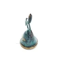 Klocka liten 11x6cm Helkroppsstaty Bronsdekoration Brons 2 - grifon.se 
