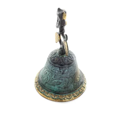 Bell stor 13x7cm Helkroppsstaty Bronsdekoration Brons 4 - grifon.se 