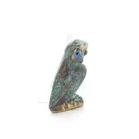 Owl or Glaucus: the sacred bird, symbol of wisdom, prudence, n1 3x2cm Full body statue Bronze decoration Bronze 5 - grifon.se 