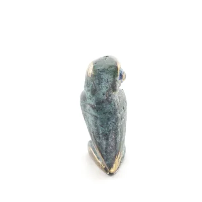 Uggla eller Glaucus: den heliga fågeln, symbol för visdom, försiktighet, L2 4x2cm Helkroppsstaty Bronsdekoration Brons 4 - grifo
