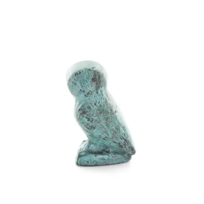 Owl or Glaucus: the sacred bird, symbol of wisdom, prudence, n3 5x3cm Full body statue Bronze decoration Bronze 3 - grifon.se 