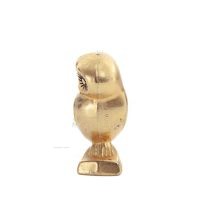 Owl or Glaucus: the sacred bird, symbol of wisdom, prudence, L4 6x3cm Full body statue Bronze decoration Bronze 9 - grifon.se 