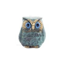 Uggla eller Glaucus: den heliga fÃ¥geln, symbol fÃ¶r visdom, fÃ¶rsiktighet, ny 3x3 cm helkroppsstaty bronsprydnad Brons 1 - grifon.