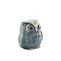 Owl or Glaucus: the sacred bird, symbol of wisdom, prudence, new 3x3cm Full Body Statue Bronze Ornament Bronze 5 - grifon.se 