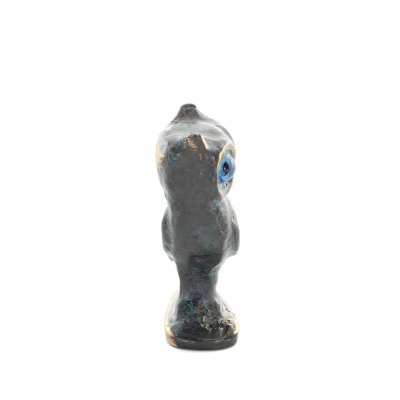 Owl or Glaucus: the sacred bird, symbol of wisdom, prudence, 6cm Full body statue Bronze decoration Bronze 4 - grifon.se 