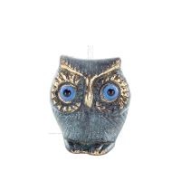 Owl or Glaucus: the sacred bird, symbol of wisdom, prudence, bubble a 5x4cm Full body statue Bronze decoration Bronze 1 - grifon