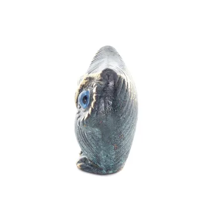 Owl or Glaucus: the sacred bird, symbol of wisdom, prudence, bubble a 5x4cm Full body statue Bronze decoration Bronze 2 - grifon
