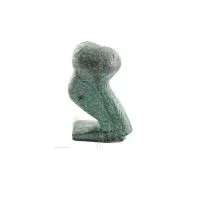 Owl or Glaucus: the sacred bird, symbol of wisdom, prudence, giant oblique 9x6cm Full body statue Bronze decoration Bronze 2 - g