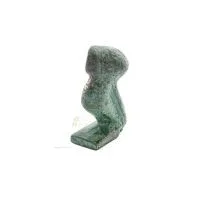 Owl or Glaucus: the sacred bird, symbol of wisdom, prudence, giant oblique 9x6cm Full body statue Bronze decoration Bronze 3 - g
