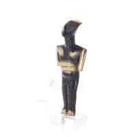 Cycladic figurine body pair 2s, Full body statue Bronze decoration, Cycladic culture, ancient Greece Bronze 2 - grifon.se 