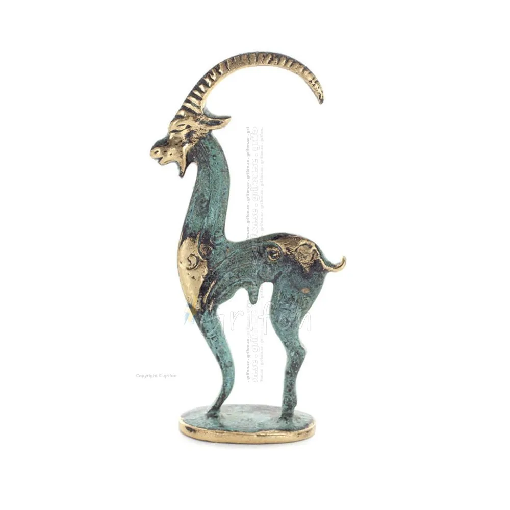 Kri-Kri 14x7cm Helkroppsstaty Bronsdekoration Brons 1 - grifon.se 