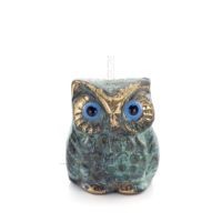 Uggla eller Glaucus: den heliga fÃ¥geln, symbol fÃ¶r visdom, fÃ¶rsiktighet, skulptur ny 4x3cm helkroppsstaty Brons dekorativ Brons 