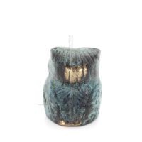 Owl or Glaucus: the sacred bird, symbol of wisdom, prudence, sculpture new 4x3cm Full body statue Bronze decorative Bronze 3 - g