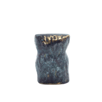 Owl or Glaucus: the sacred bird, symbol of wisdom, prudence, owl sculpture 3x2cm Full body statue Bronze decorative Bronze 3 - g