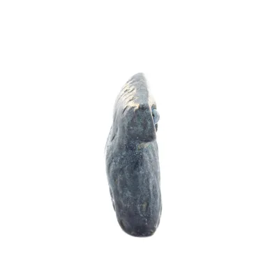 Uggla eller Glaucus: den heliga fågeln, symbol för visdom, försiktighet, uggleskulptur 3x2cm Helkroppsstaty Brons dekorativ Bron