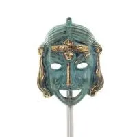 Giant mask 14x11cm Full body statue Bronze decoration Bronze 4 - grifon.se 
