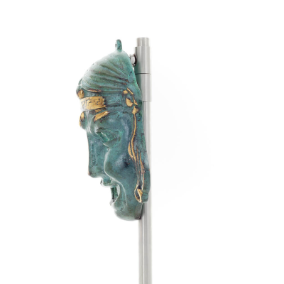 Giant mask 14x11cm Full body statue Bronze decoration Bronze 5 - grifon.se 