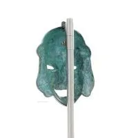 Giant mask 14x11cm Full body statue Bronze decoration Bronze 6 - grifon.se 