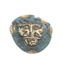 Uggla eller Glaucus: den heliga fÃ¥geln, symbol fÃ¶r visdom, fÃ¶rsiktighet, gigantisk sned 9x6cm helkroppsstaty Bronsdekoration Bro