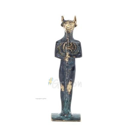 Minotaur: Plasma, the son of Pasiphae queen of Knossos, Minoan civilization 14cm Full body statue Bronze decorative Bronze 1 - g